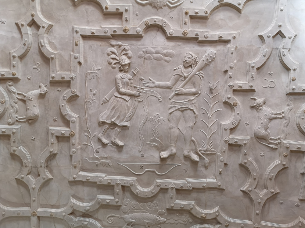 Jacobean plaster work