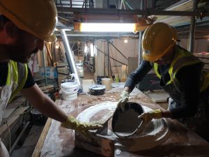 Clients learning to run a ceiling raise