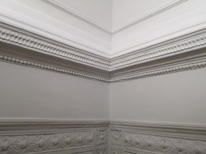 Repaired cornice