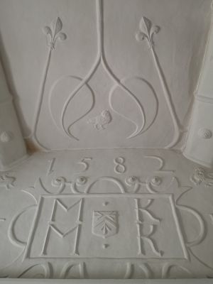 Bedroom ceiling, private house